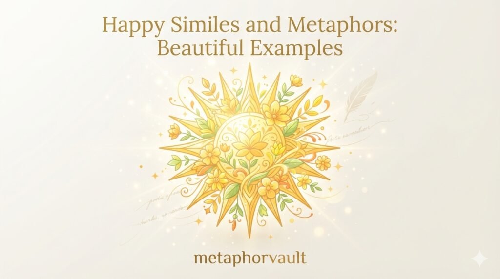 Happy Similes and Metaphors Beautiful 2026